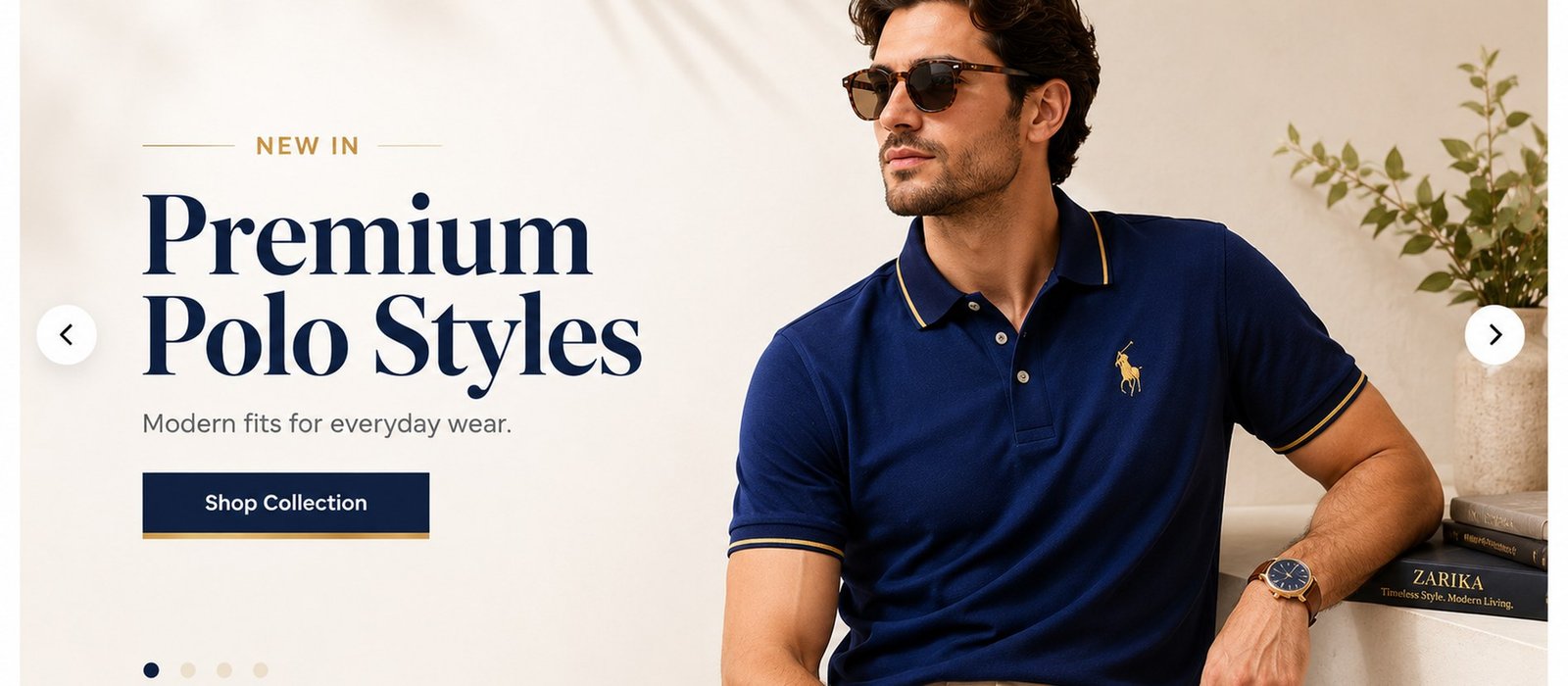 Premium polo styles for everyday wear